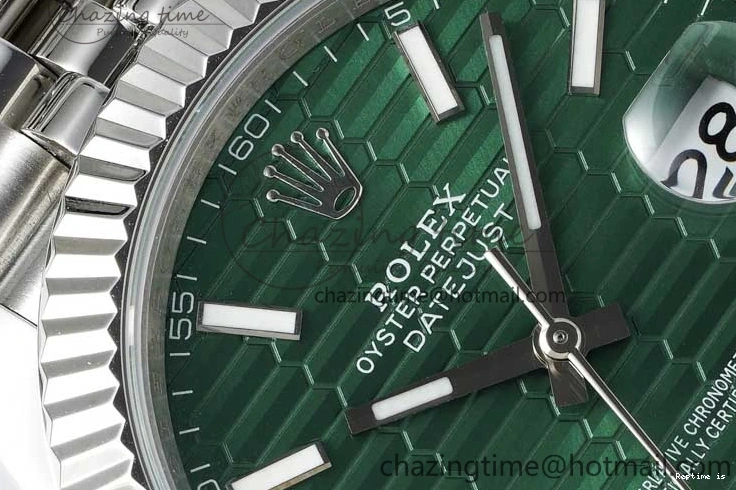 1231 Contemporary DateJust 41mm 126334 DIWF 1:1 Best Edition 904L Steel Green Fluted Dial on Jubilee Bracelet SA 2308